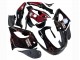 Yamaha YZF 1000R Thunderace Motorrad Verkleidung 1997-2007 - Schwarz mit Dunkel Rot Flamme