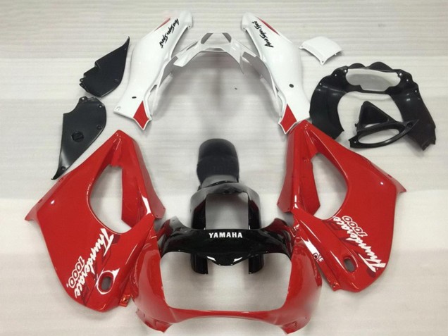 Yamaha YZF 1000R Thunderace Motorrad Verkleidung 1997-2007 - Rot Schwarz Weiss Thunderace
