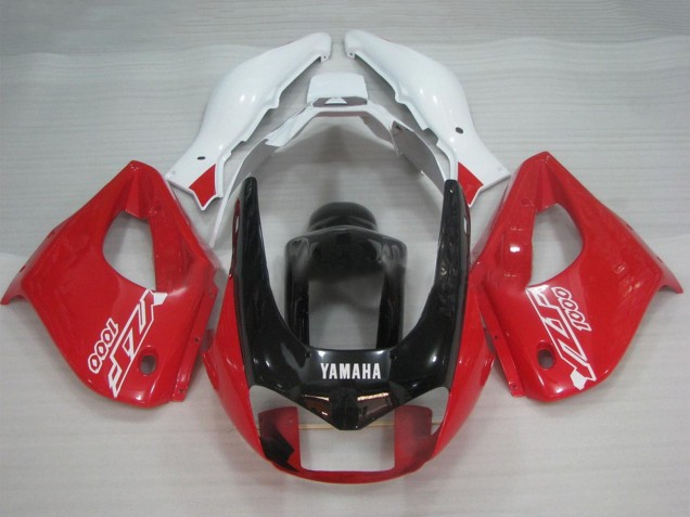 Yamaha YZF 1000R Thunderace Motorrad Verkleidung 1997-2007 - Weiss Rot