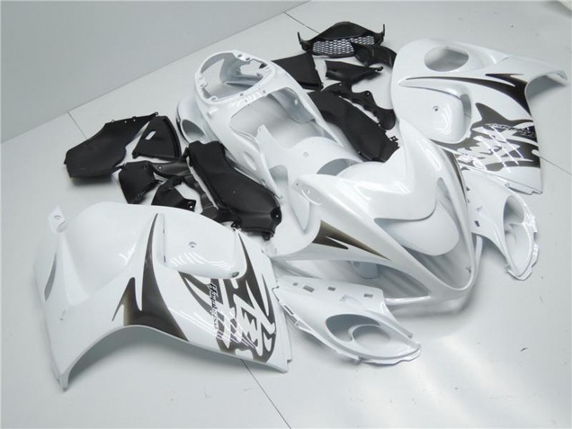 Suzuki GSXR 1300 Hayabusa Motorrad Verkleidung 2008-2020 - Weiss