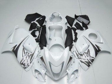 Suzuki GSXR 1300 Hayabusa Motorrad Verkleidung 2008-2020 - Weiss