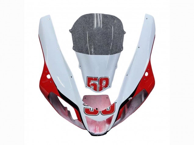Aprilia RSV1000 Motorrad Verkleidung 2003-2006 - Weiss Rot Schwarz Gelb 58