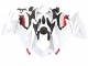 Ducati Panigale V2 Motorrad Verkleidung 2020-2024 - Weiss Rot Matt Schwarz