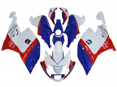 BMW K1200S Abs Verkleidungen 2005-2010 - Weiss Rot Blau
