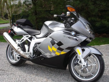 BMW K1200S Motorrad Verkleidung 2005-2010 - Silber Gelb Schwarz