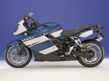 BMW K1200S Motorrad Verkleidung 2005-2010 - Weiss Dunkel Blau