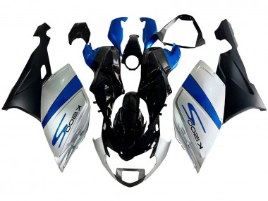 BMW K1200S Motorrad Verkleidung 2005-2010 - Silber Blau Schwarz