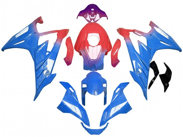 BMW S1000RR Motorrad Verkleidung 2023-2024 - Gradient Blau Rot