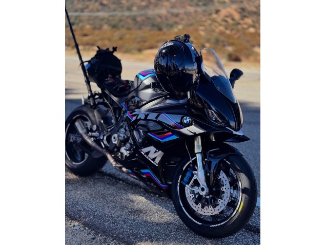 BMW S1000RR Motorrad Verkleidung 2023-2024 - Schwarz Blau Rot