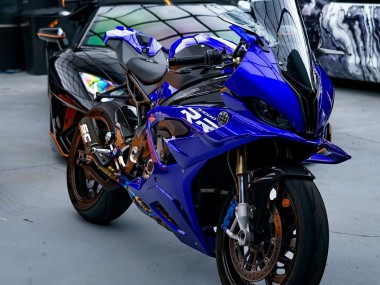 BMW S1000RR Motorrad Verkleidung 2023-2024 - Glanzendes Dunkel Blau
