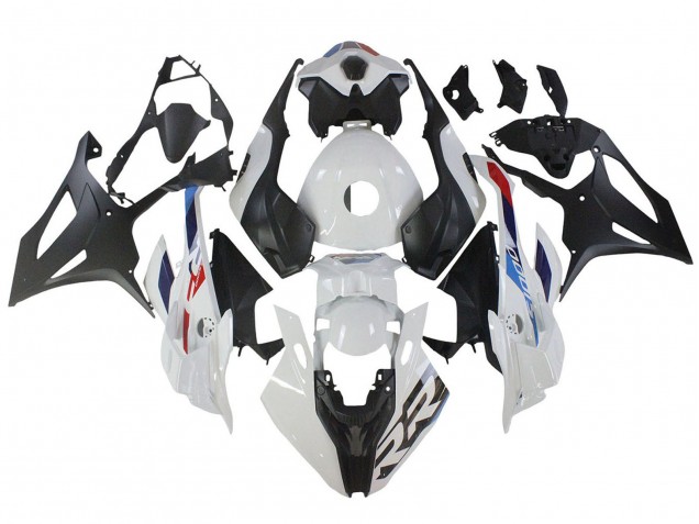 BMW S1000RR Motorrad Verkleidung 2023-2024 - Weiss Blau Rot Matt Schwarz