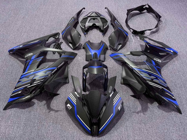 BMW S1000RR Motorrad Verkleidung 2019-2022 - Schwarz Blau