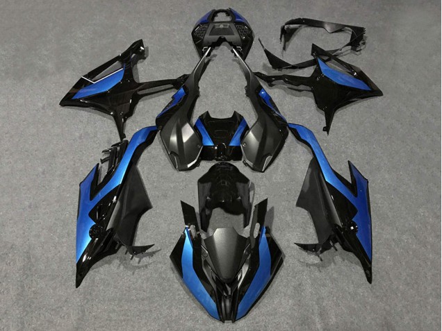 BMW S1000RR Motorrad Verkleidung 2019-2022 - Schwarz Blau