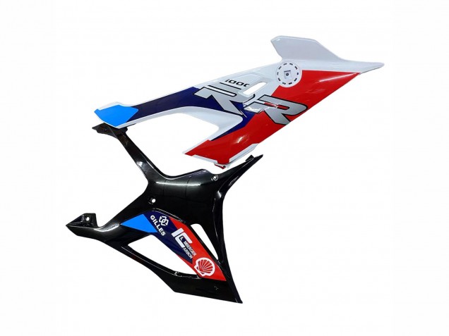 BMW S1000RR Motorrad Verkleidung 2019-2022 - Schwarz Rot Flamme