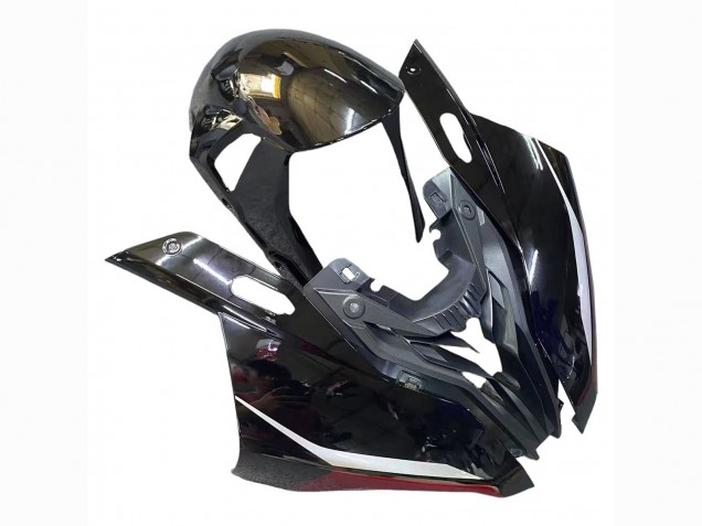 BMW S1000RR Motorrad Verkleidung 2019-2022 - Schwarz Dunkel rot
