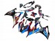 BMW S1000RR Motorrad Verkleidung 2019-2022 - Weiss Blau Rot Schwarz