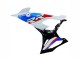 BMW S1000RR Motorrad Verkleidung 2019-2022 - Weiss Blau Rot