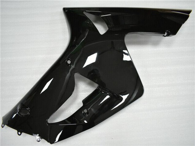 Kawasaki ZX6R Motorrad Verkleidung 2003-2004 - Glanzendes Schwarz