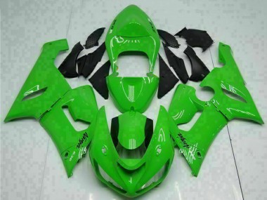 Kawasaki ZX6R Motorrad Verkleidung 2005-2006 - Grun