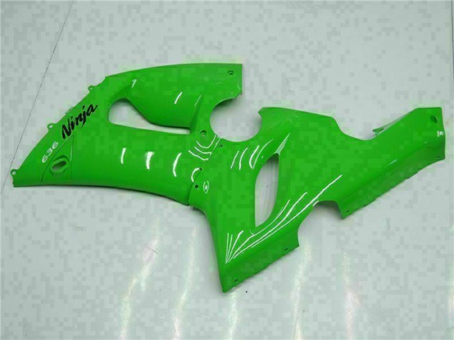 Kawasaki ZX6R Motorrad Verkleidung 2005-2006 - Grun