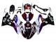 BMW S1000RR Motorrad Verkleidung 2015-2016 - Weiss Rot Blau Schwarz