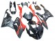 BMW S1000RR Motorrad Verkleidung 2015-2016 - Matt Schwarz Rot