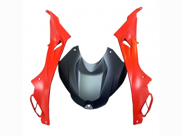 BMW S1000RR Motorrad Verkleidung 2015-2016 - Matt Schwarz Rot
