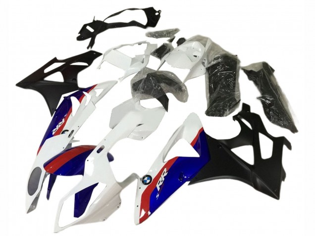 BMW S1000RR Motorrad Verkleidung 2009-2014 - Weiss Rot Blau Schwarz