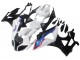 BMW S1000RR Motorrad Verkleidung 2009-2014 - Weiss Rot Blau Glanzendes Schwarz HP Becker Carbon