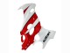 Suzuki GSX600F/GSX750F Motorrad Verkleidung 2004-2006 - Weiss Rot