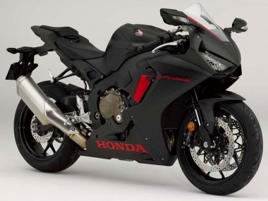 Honda CBR1000RR Motorrad Verkleidung 2017-2023 - Matt Schwarz mit Rot Logo