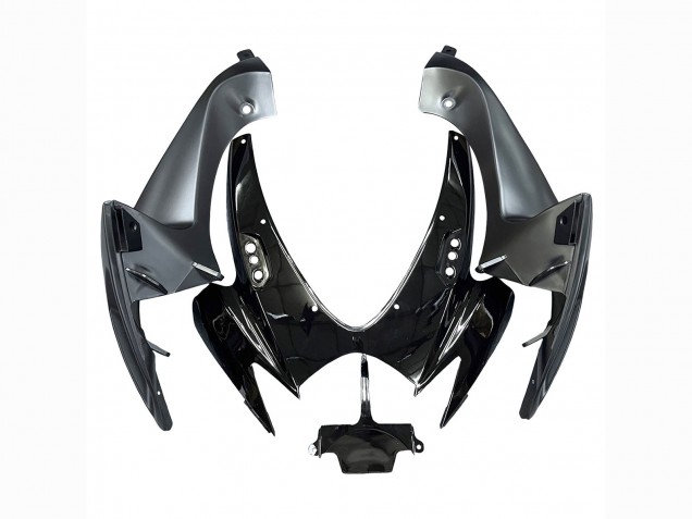 Suzuki GSXR 600 / GSXR 750 Motorrad Verkleidung 2006-2007 - Glanzendes Schwarz Silber Rot