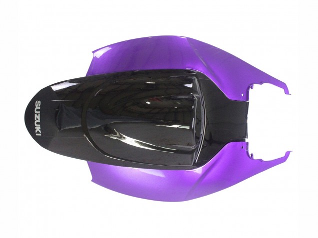 Suzuki GSXR 600 / GSXR 750 Motorrad Verkleidung Kit 2006-2007 - Lila Glanzendes Schwarz