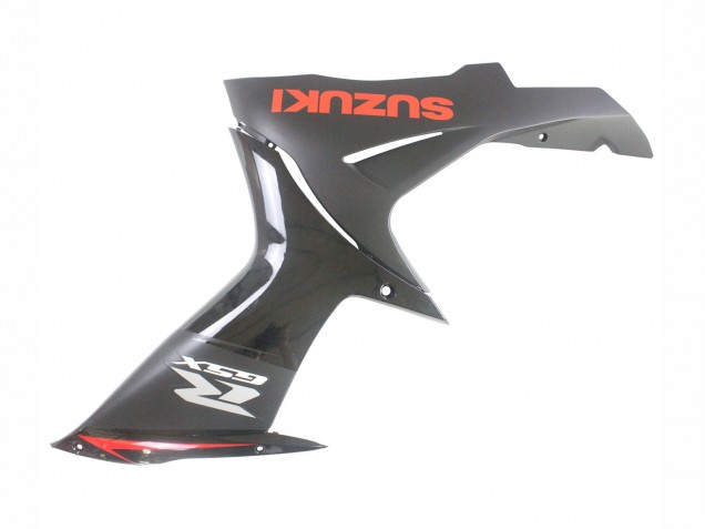Suzuki GSXR 600 / GSXR 750 Motorrad Verkleidung 2011-2024 - Schwarz Grau Rot Linie