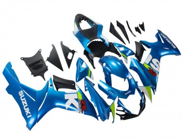 Suzuki GSXR 600 / GSXR 750 Motorrad Verkleidung 2011-2024 - Hellblau Grun Weiss Rot