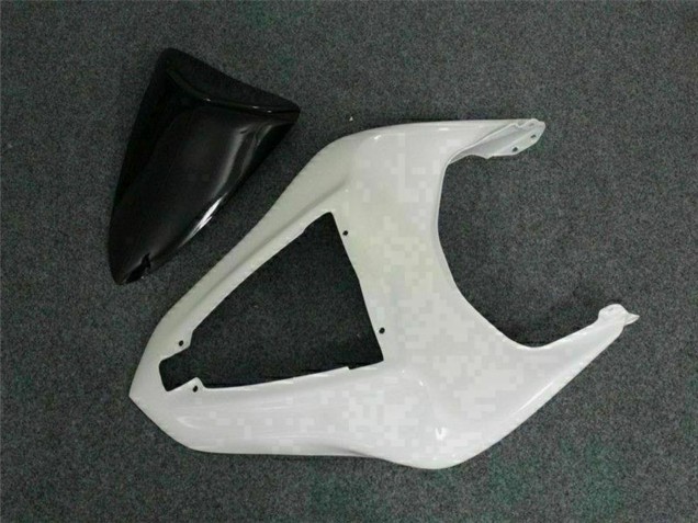 Kawasaki ZX6R Motorrad Verkleidung 2007-2008 - Schwarz Weiss Elf