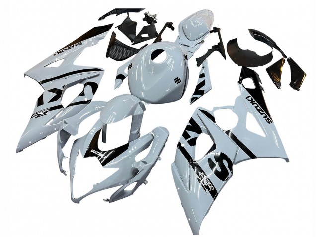 Suzuki GSXR 1000 Motorrad Verkleidung 2005-2006 - Weiss Schwarz