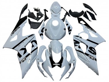 Suzuki GSXR 1000 Motorrad Verkleidung 2005-2006 - Weiss Schwarz