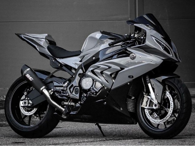 BMW S1000RR Motorrad Verkleidung 2015-2016 - Grau Carbonfaser