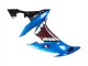 Yamaha YZF 1000 R1 Motorrad Verkleidung 2004-2006 - Blau Schwarz Rot Weiss Hai
