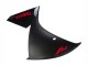 Yamaha YZF 1000 R1 Motorrad Verkleidung 2009-2011 - Matt Schwarz Rot Aufkleber