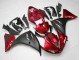 Yamaha YZF 1000 R1 Motorrad Verkleidung 2009-2011 - Rot Matt Schwarz