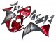 Yamaha YZF 1000 R1 Motorrad Verkleidung 2009-2011 - Rot Matt Schwarz