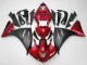 Yamaha YZF 1000 R1 Motorrad Verkleidung 2009-2011 - Rot Matt Schwarz