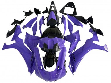 Yamaha YZF 1000 R1 Motorrad Verkleidung 2020-2025 - Lila Glanzendes Schwarz