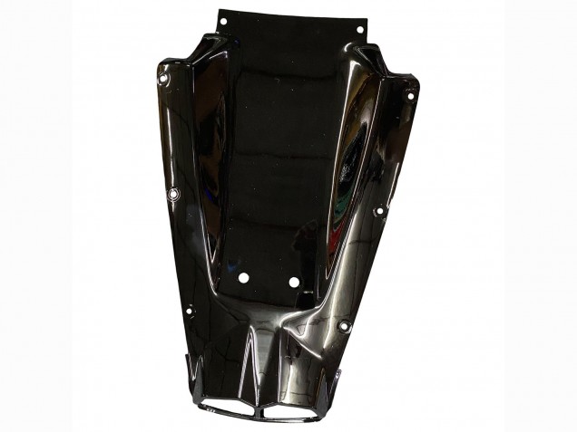 Yamaha YZF R6 Motorrad Verkleidung 2003-2004 - Glanzendes Schwarz Weiss Aufkleber