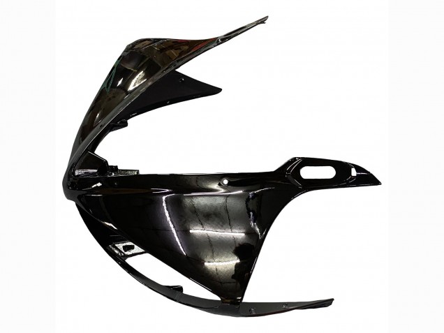 Yamaha YZF R6S Motorrad Verkleidung 2006-2009 - Glanzendes Schwarz Weiss Aufkleber