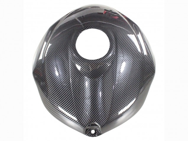 Yamaha YZF 600 R6 Motorrad Verkleidung 2008-2016 - Grau Schwarz Carbonfaser Stil