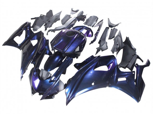 Yamaha YZF R7 Motorrad Verkleidung 2021-2024 - Gradient Blau Lila