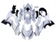 Kawasaki ZX10R Motorrad Verkleidung 2021-2026 - Weiss Schwarz